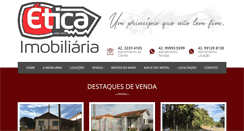 Desktop Screenshot of imobiliariaetica.com